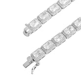 Showy Square Tennis Chain